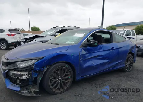 2020 Honda Civic Si Coupe z USA, uszkodzony, nr VIN 2HGFC3A5XLH751069